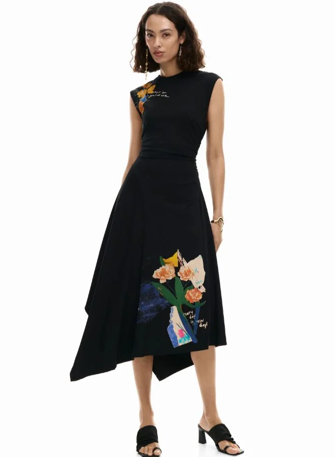 ديسيجوال زي زهري غير متماثل